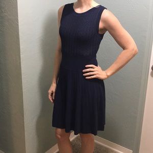 EUC BCBG navy dress M